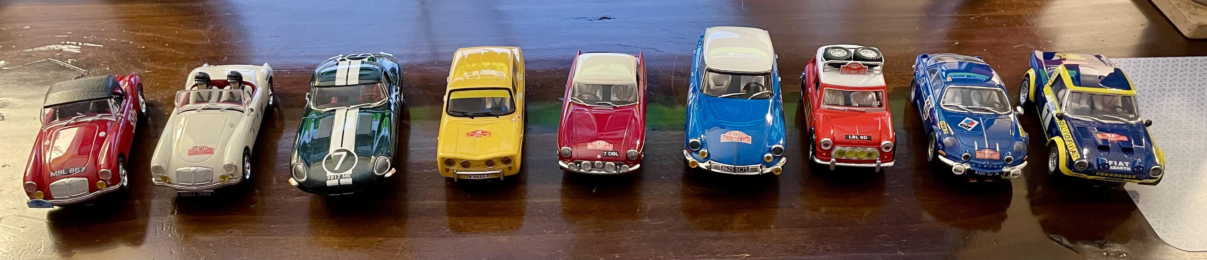 1961 to 1971 rally cars in my collection