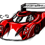Sketch of Toyota GT One