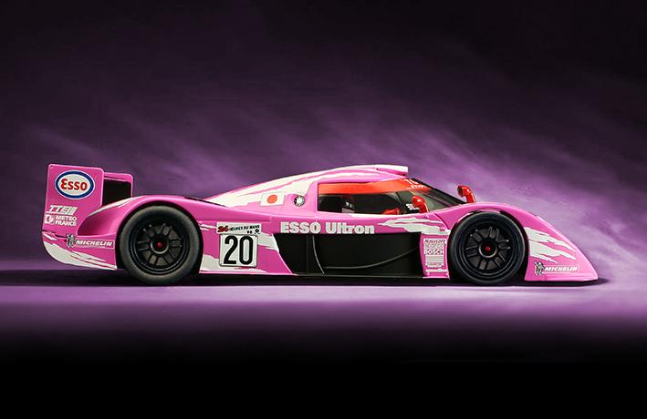 Purple, or is it Pink livery Toyota GT One